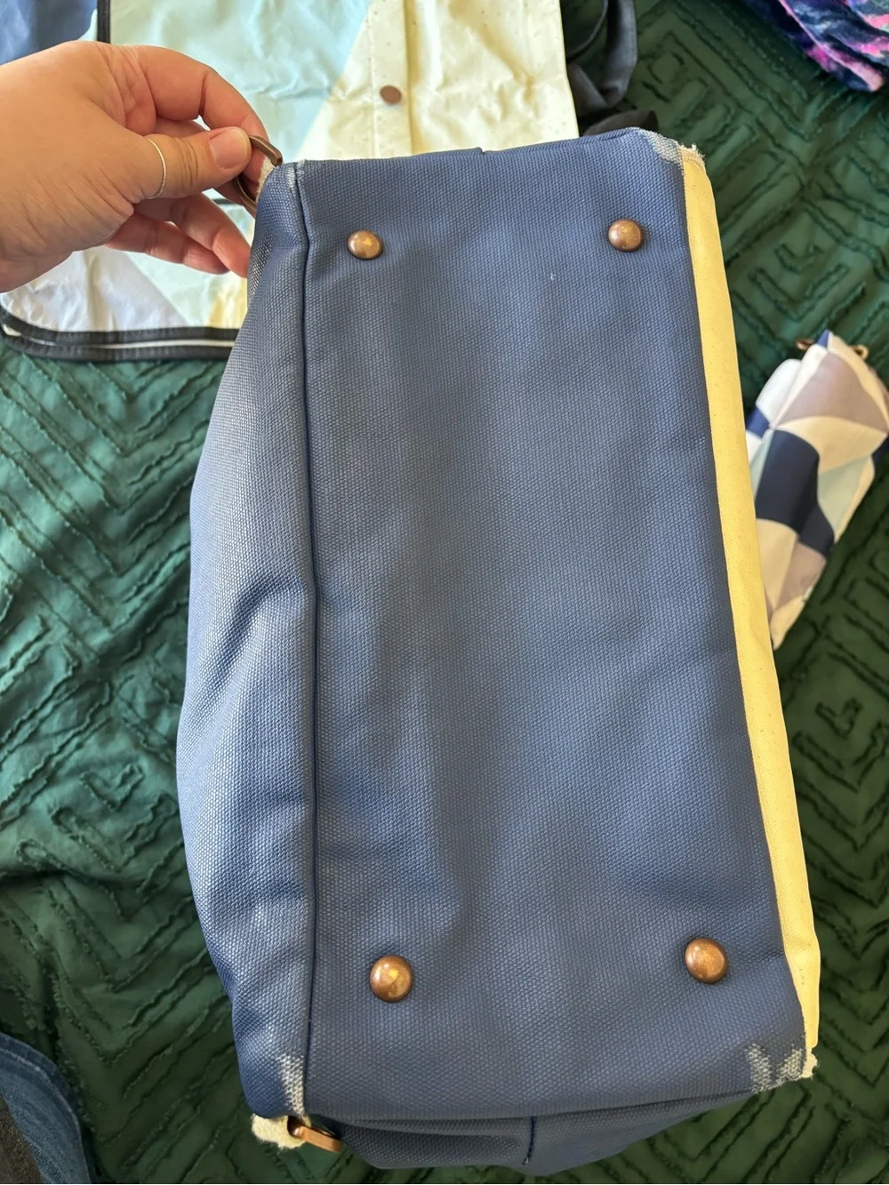 Petunia Pickle Bottom diaper bag, bottle pouch and packable tote